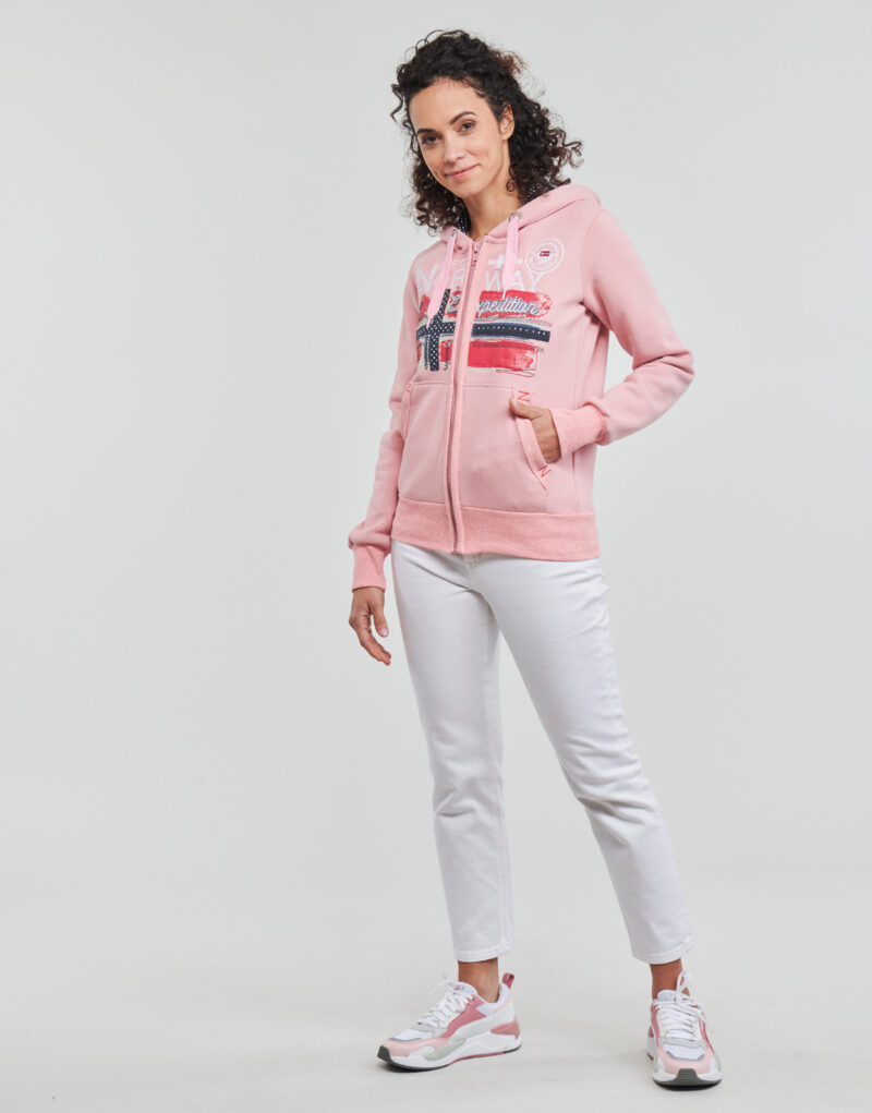 Geographical Norway Kapuzenpullover FARLOTTE Rosa Kapuzenpullover Damen - 3