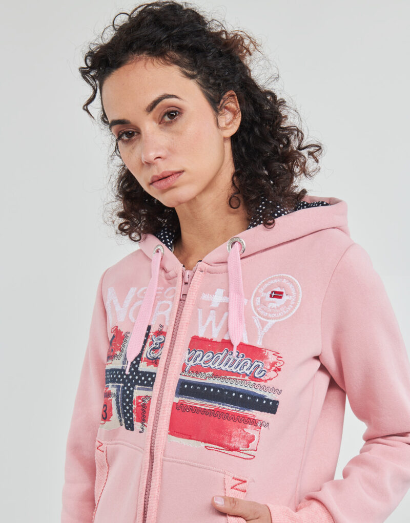 Geographical Norway Kapuzenpullover FARLOTTE Rosa Kapuzenpullover Damen - 5