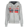 Felpe con cappuccio Geographical Norway FARLOTTE Grigio Felpe con cappuccio Donna