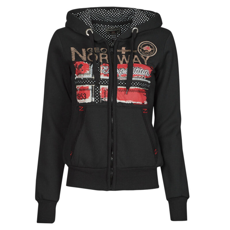 Geographical Norway FARLOTTE Schwarze Hoodies Damen - 1