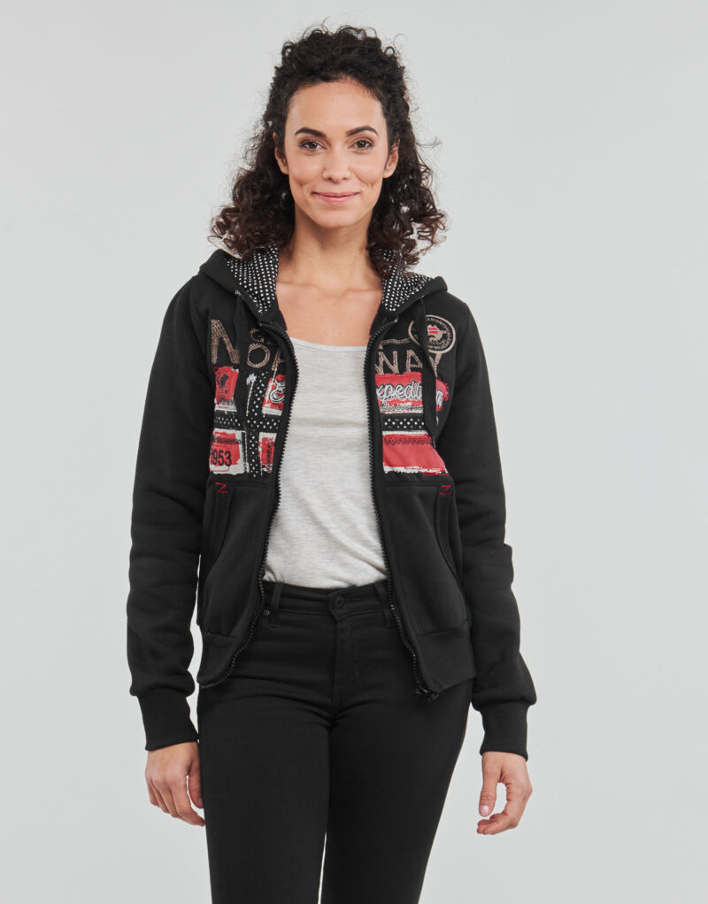 Geographical Norway FARLOTTE Schwarze Hoodies Damen - 2