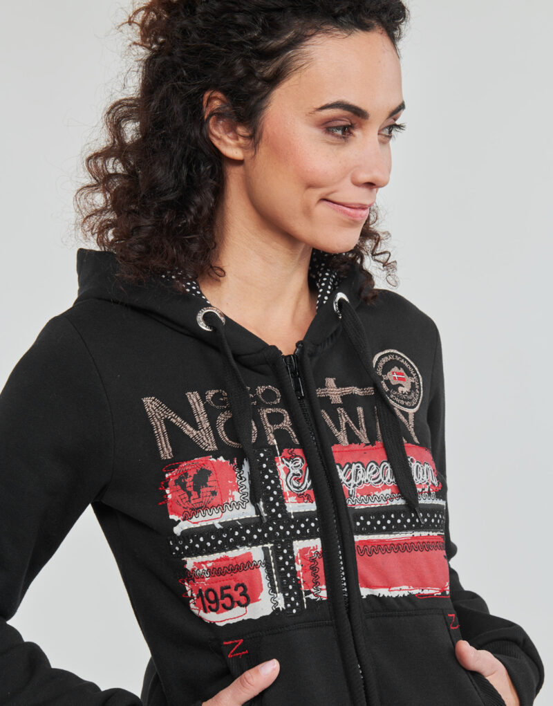 Geographical Norway FARLOTTE Schwarze Hoodies Damen - 5