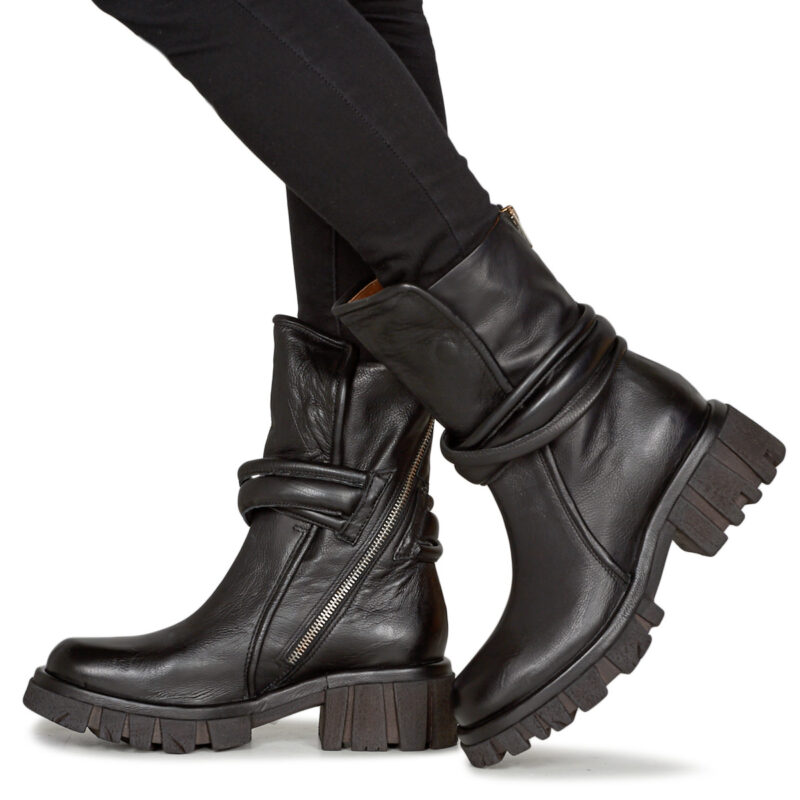 Airstep / A.S.98 HELL Schwarz Damen Stiefeletten - 8
