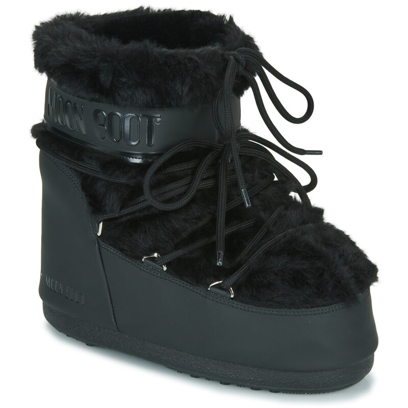 Moon Boot Moon Boot Icon Low Faux Fur Nero Scarpe da neve Donna - 1