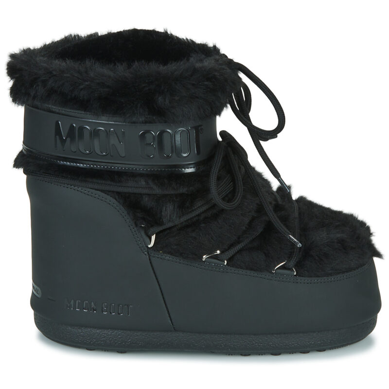 Moon Boot Moon Boot Icon Low Faux Fur Nero Scarpe da neve Donna - 2