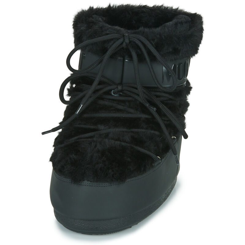 Moon Boot Moon Boot Icon Low Faux Fur Nero Scarpe da neve Donna - 3