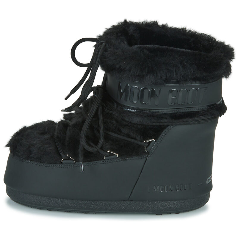 Moon Boot Moon Boot Icon Low Faux Fur Nero Scarpe da neve Donna - 4