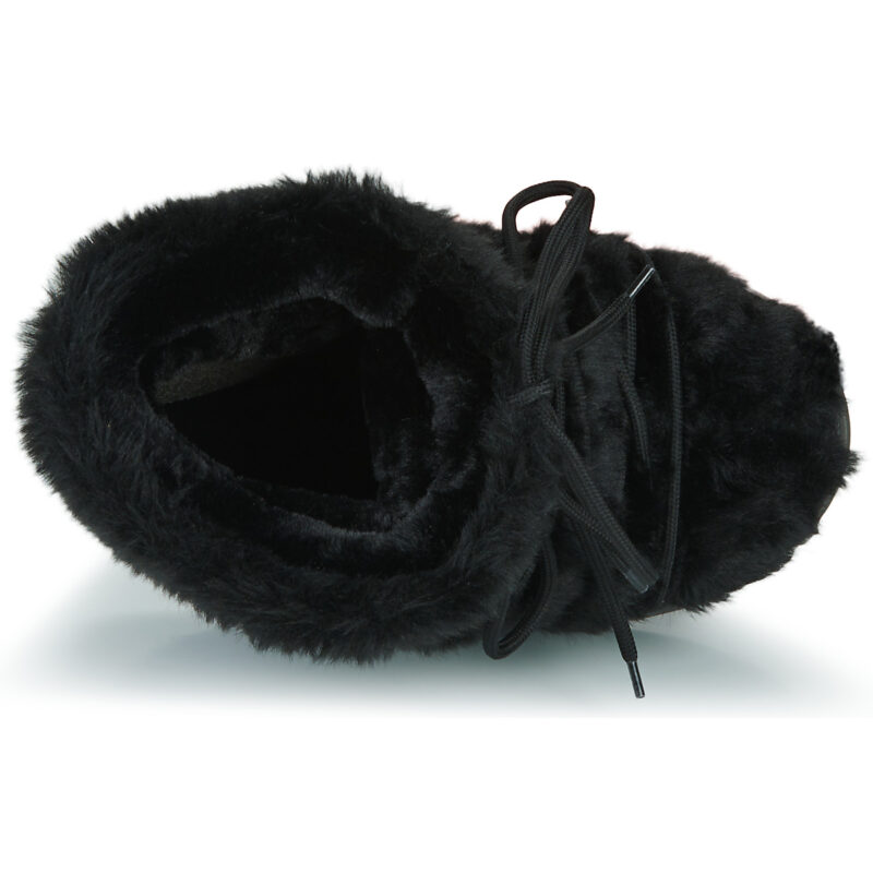 Moon Boot Moon Boot Icon Low Faux Fur Nero Scarpe da neve Donna - 6