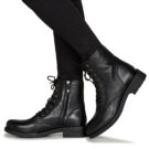Geox ZIEHENELLE Schwarze Damen-Ankle-Boots - Gr&ouml;&szlig;e 8