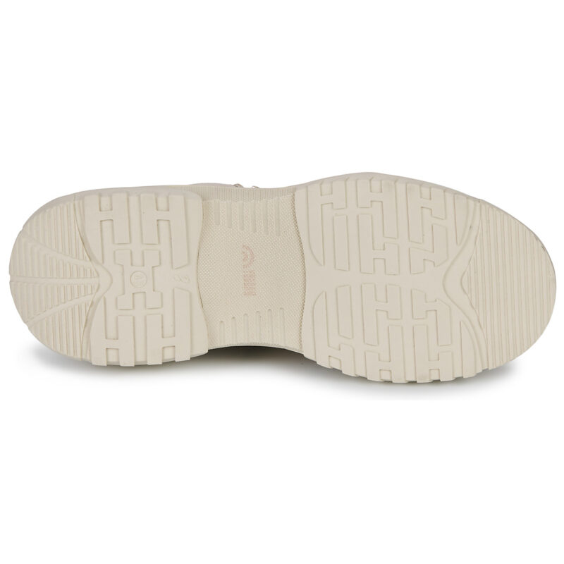 Yurban PALERMO Beige High-Top-Sneaker f&uuml;r Damen - Gr&ouml;&szlig;e 7