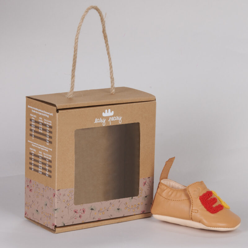 Easy Peasy MY BLUMOO Brown Toddler Ballet Flats - 7