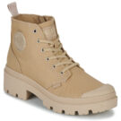 Palladium  PALLABASE TWILL  Beige -  Sneakers alte Donna - 1