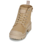 Palladium  PALLABASE TWILL  Beige -  Sneakers alte Donna - 3