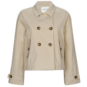 Trench  Only  ONLAPRIL SHORT TRENCHCOAT CC  Beige -   Trench Donna