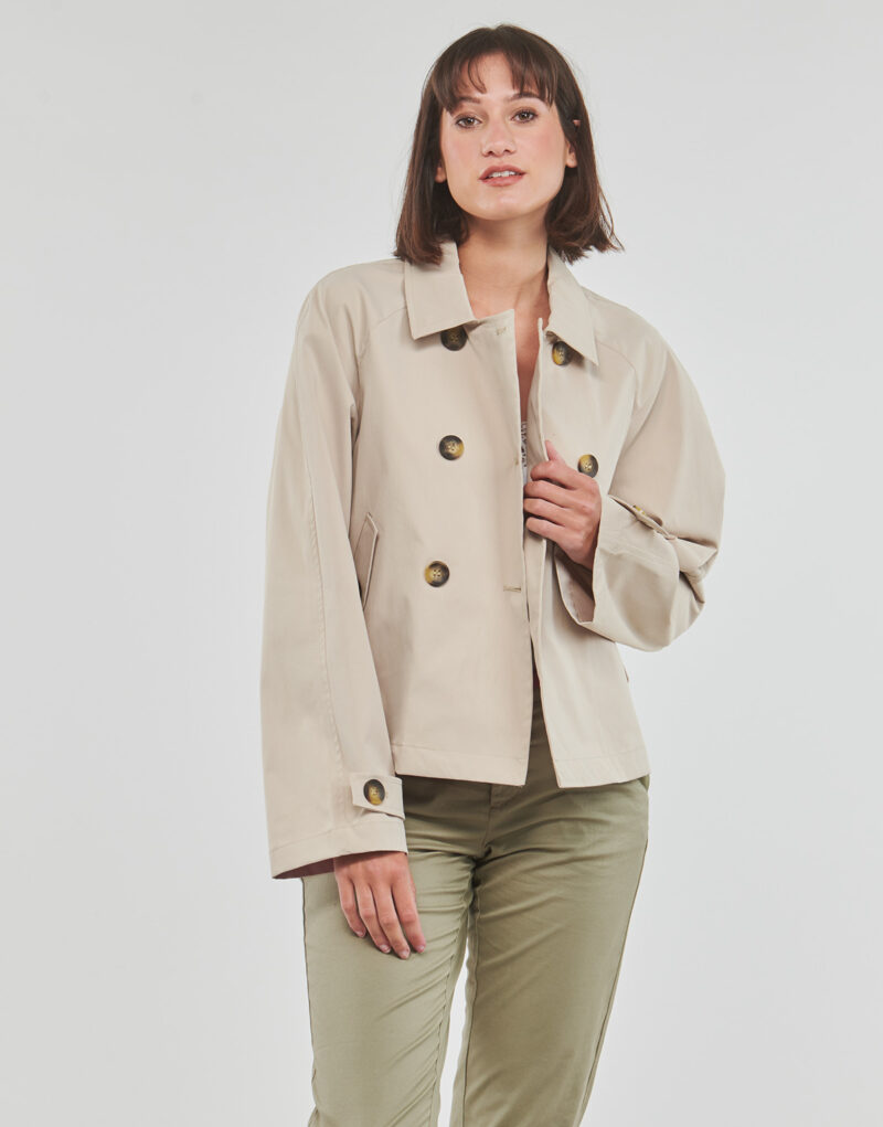 Trench Only ONLAPRIL SHORT TRENCHCOAT CC Beige Trench Damen - 2