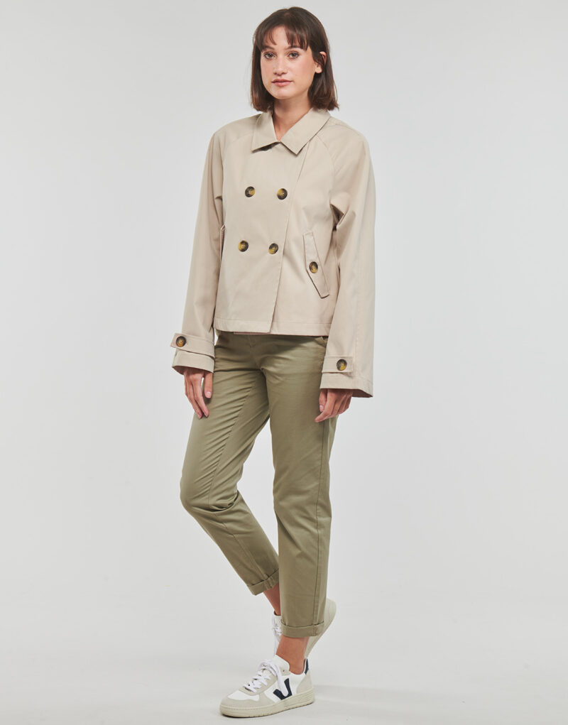 Trench Only ONLAPRIL SHORT TRENCHCOAT CC Beige Trench Damen - 3