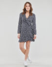 Abito corto Only ONLCARLY L/S WRAP SHORT DRESS Marine Abiti corti Donna - 2