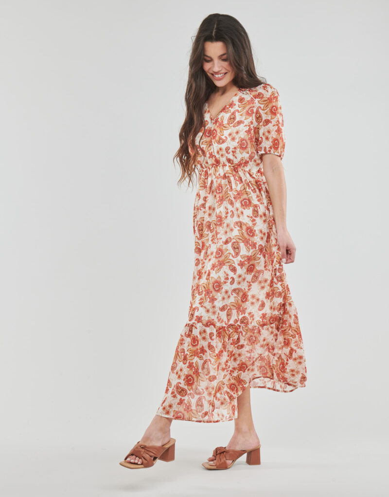 Abito Deeluxe ZALTANA RO W Arancio Abiti Lunghi Donna - 3