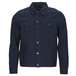 Giubbotto  Lyle & Scott  TRUCKER JACKET  Marine -  Giubbotti Uomo
