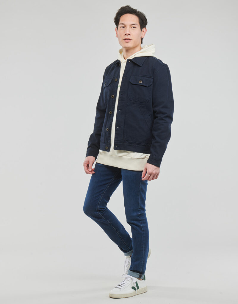 Jacket Lyle & Scott TRUCKER JACKET Marine Men's Jackets - 3