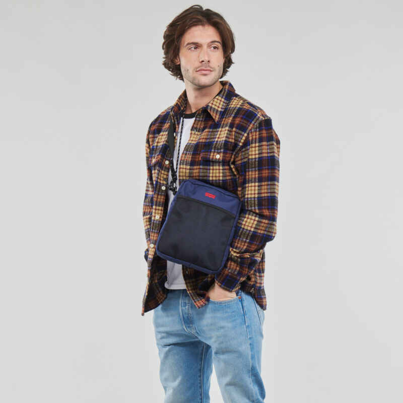 Levis DUAL STRAP NORTH-SOUTH CROSSBODY Nero Borse Shopping Donna - 6