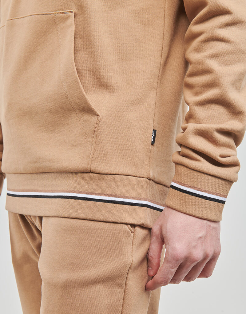BOSS Seeger 127 Beige Hoodies Men's Hoodies - 5