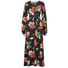 Vestido Billabong NIGHT BLOOM Negro Vestidos Largos Mujer - 1