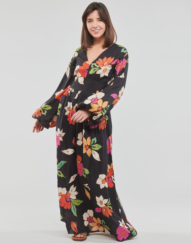 Vestido Billabong NIGHT BLOOM Negro Vestidos Largos Mujer - 2