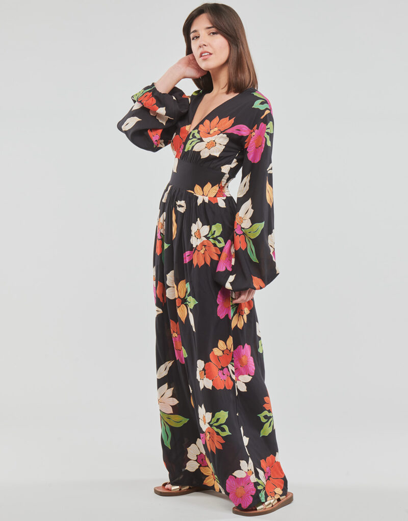 Vestido Billabong NIGHT BLOOM Negro Vestidos Largos Mujer - 3