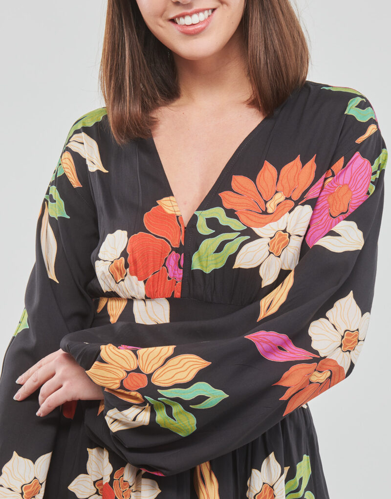 Vestido Billabong NIGHT BLOOM Negro Vestidos Largos Mujer - 5