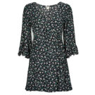 Billabong AFTER TIME Vestido corto negro para mujer - 1