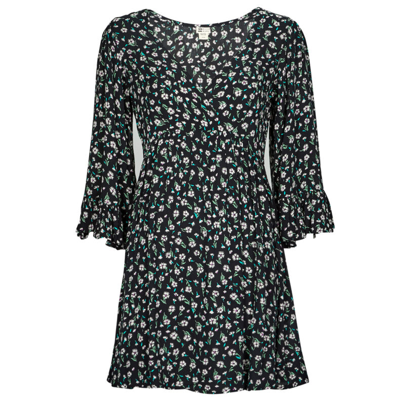 Billabong AFTER TIME Vestido corto negro para mujer - 1