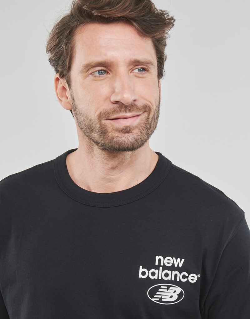 T-shirt New Balance Essentials Logo T-Shirt Nero T-shirt maniche corte Uomo - 5