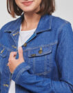 Lee RIDER JACKET Jeansjacke Blau Jeansjacken Damen - 5