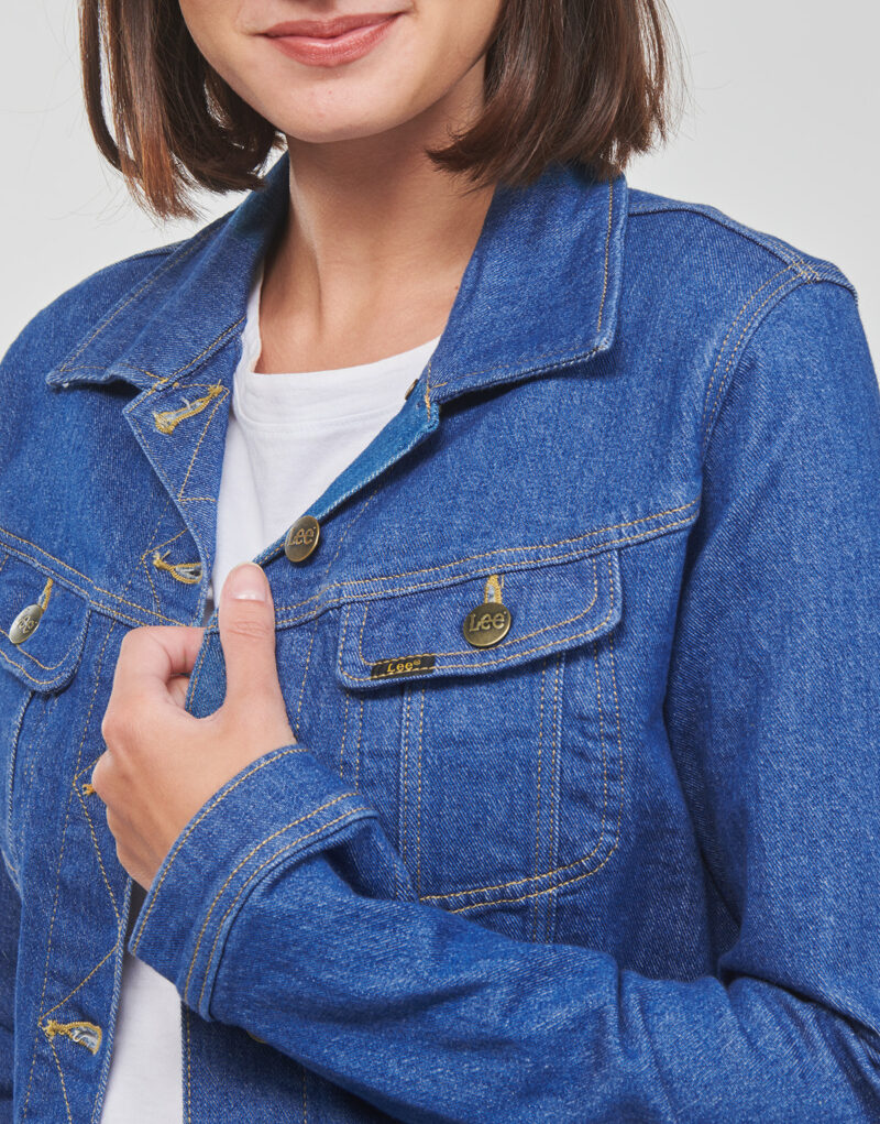 Lee RIDER JACKET Jeansjacke Blau Jeansjacken Damen - 5