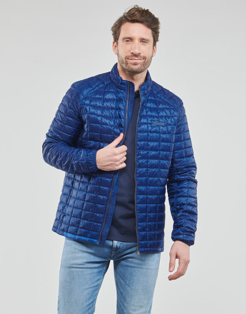 Doudoune Guess Doudoune homme bleue ultra-l&eacute;g&egrave;re et pliable - 2