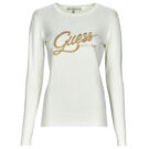 Felpe Guess LS EDIE RN TONAL LOGO SWTR Bianco Felpe Donna - 1