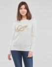 Felpe Guess LS EDIE RN TONAL LOGO SWTR Bianco Felpe Donna - 2