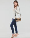Felpe Guess LS EDIE RN TONAL LOGO SWTR Bianco Felpe Donna - 3