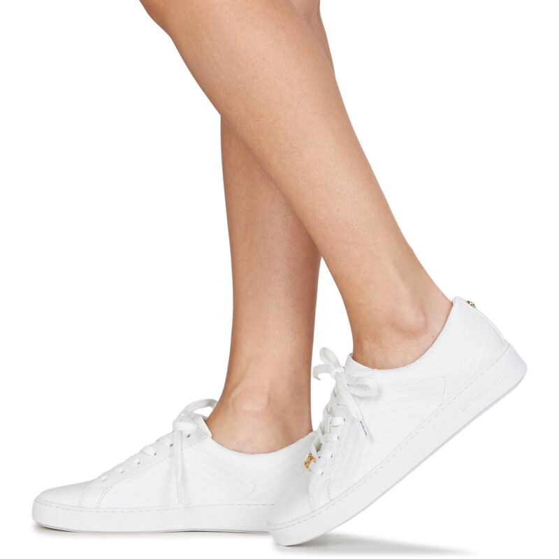 MICHAEL Michael Kors KEATON LACE UP White Low Sneakers Women - 8