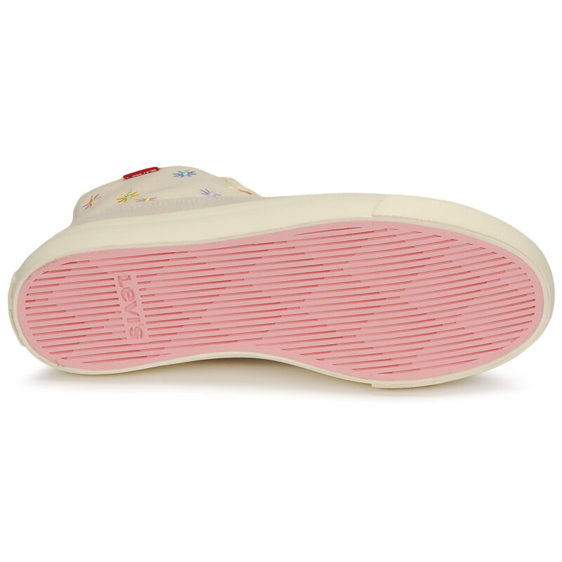 Levis Zapatillas altas SQUARE HIGH S color beige para mujer - 7