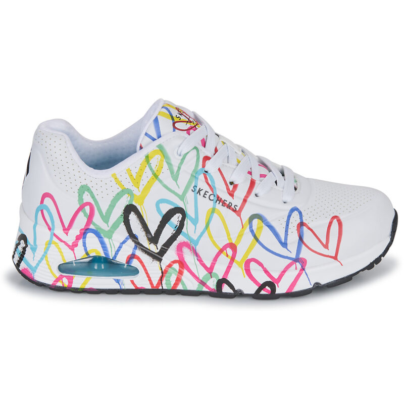 Skechers UNO Bianco Sneakers basse Donna - 2