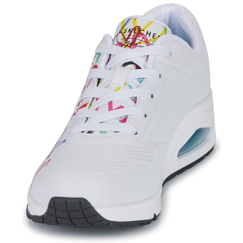 Skechers UNO Bianco Sneakers basse Donna - 3