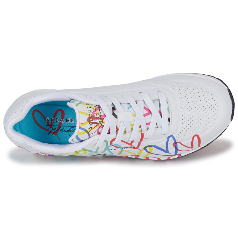Skechers UNO Bianco Sneakers basse Donna - 6