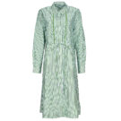 Abito corto Tommy Hilfiger ORG CO STRIPE MIDI SHIRT-DRESS Bianco Abiti corti Donna - 1