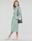 Abito corto Tommy Hilfiger ORG CO STRIPE MIDI SHIRT-DRESS Bianco Abiti corti Donna - 3