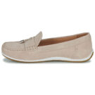 Geox D VEGA MOC Beige Damen-Mokassins - Gr&ouml;&szlig;e 4