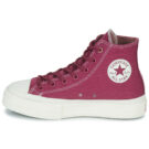Converse CHUCK TAYLOR ALL STAR LIFT PLATFORM WORKWEAR TEXTILES HI Bordeaux Sneakers alte Donna - 4