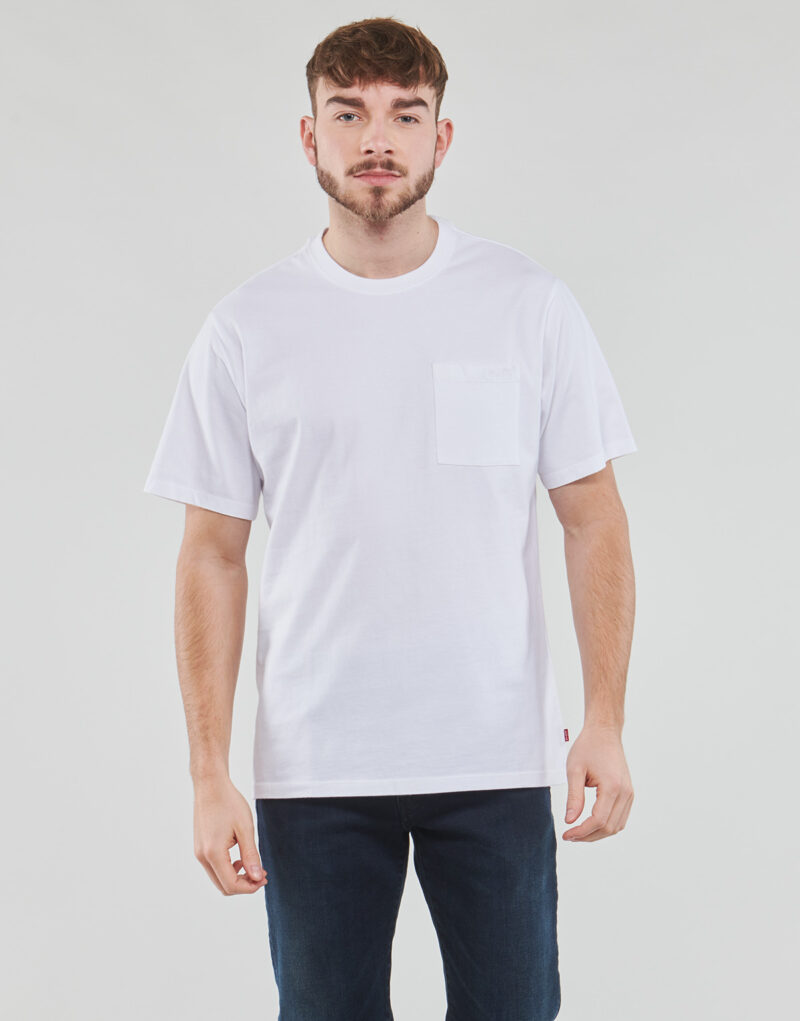T-shirt Levis SS POCKET TEE RLX Bianco T-shirt maniche corte Uomo - 2