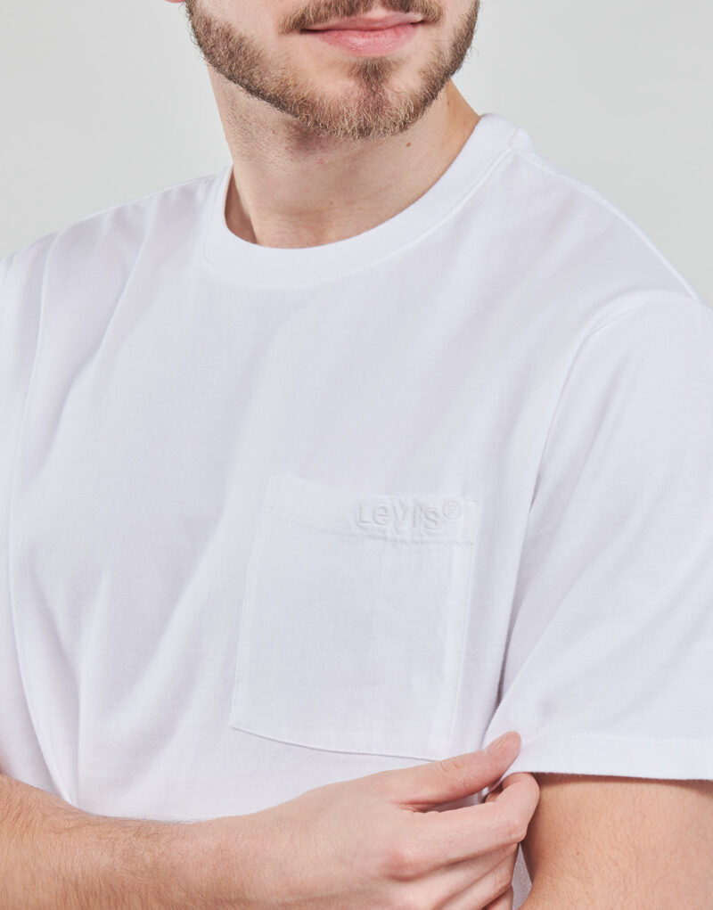 T-shirt Levis SS POCKET TEE RLX Bianco T-shirt maniche corte Uomo - 5